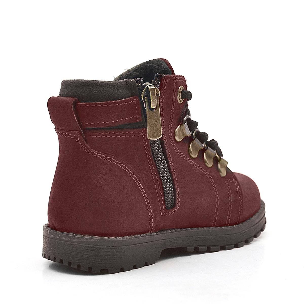 Rakerplus Griffon Hakiki Deri Bordo Bebek Bot - 3