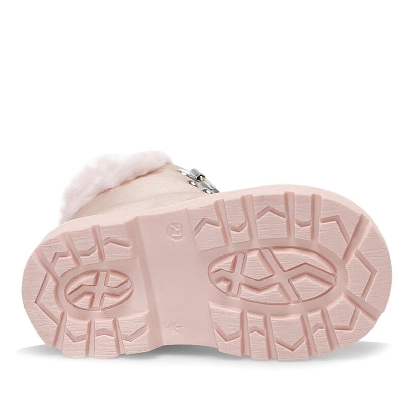 Rakerplus Pudra Pembe Fermuarlı Kız Bebek Bot Ayakkabı - 5