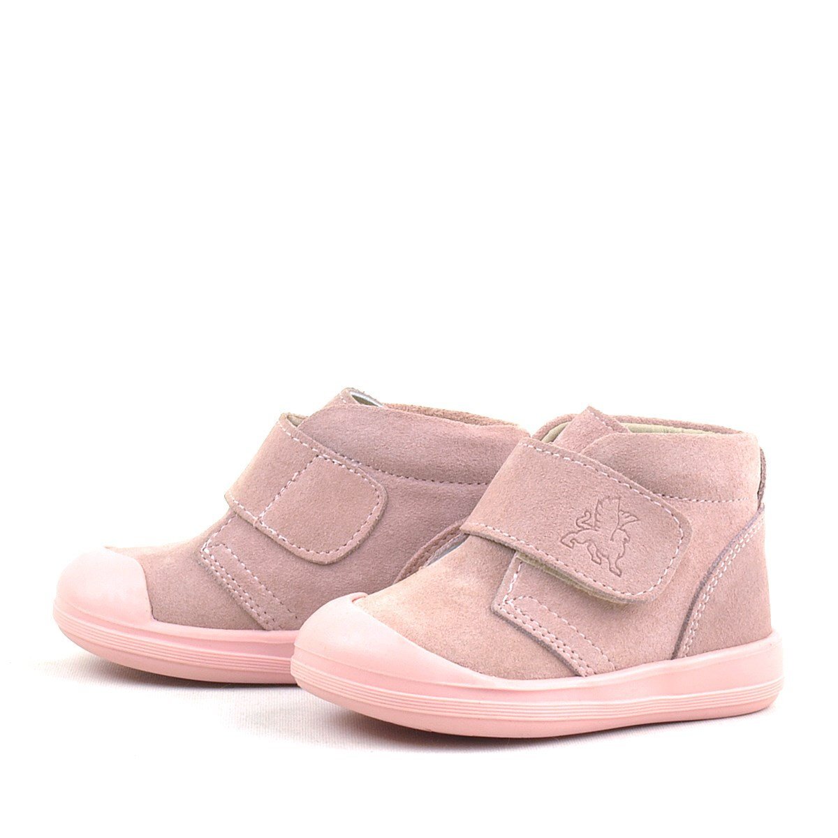 Rakerplus Yoohoo Hakiki Deri Pudra Cırtlı Kız Bebek Bot - 5