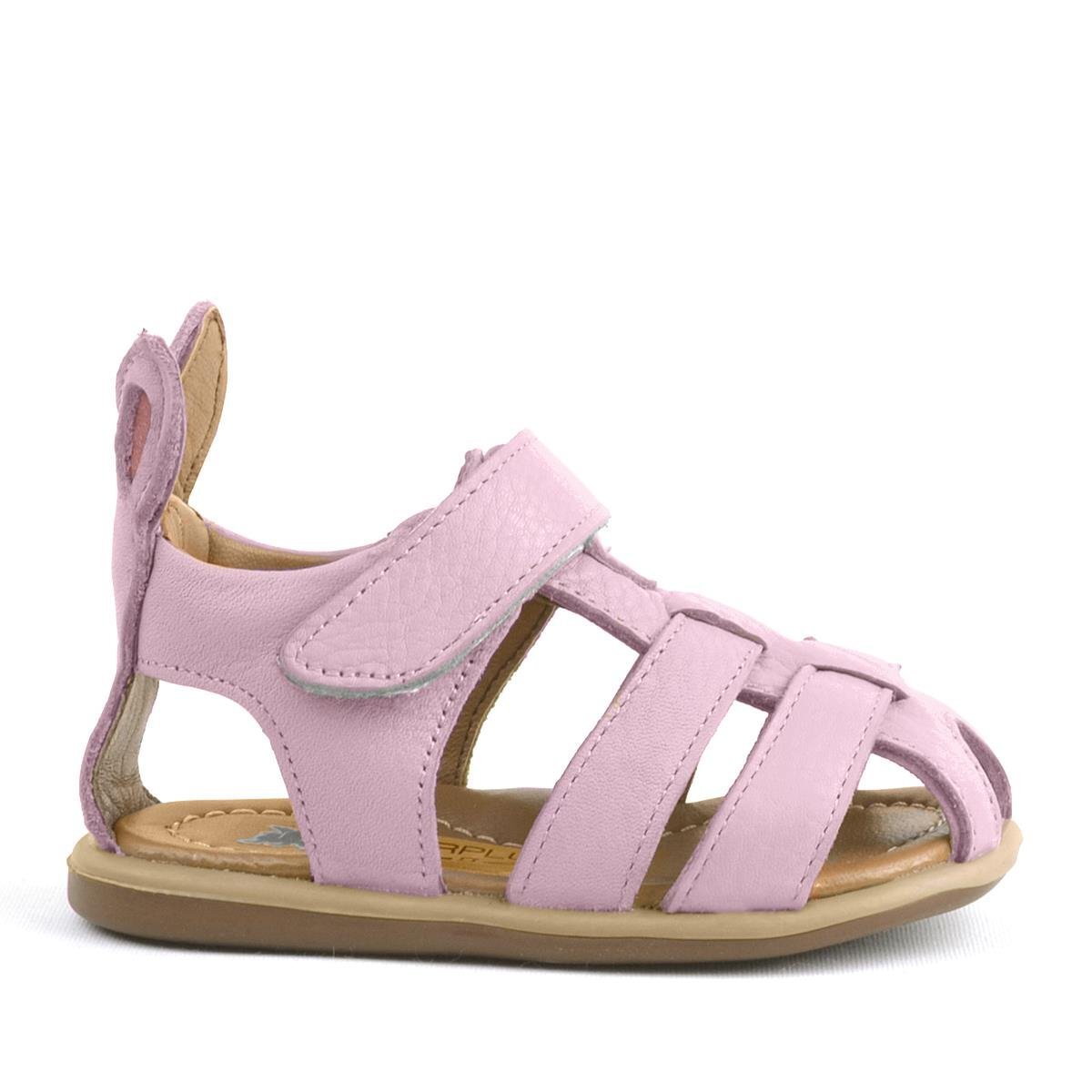 Rakerplus Bunny Hakiki Deri Pembe Cırtlı Bebek Sandalet - 2