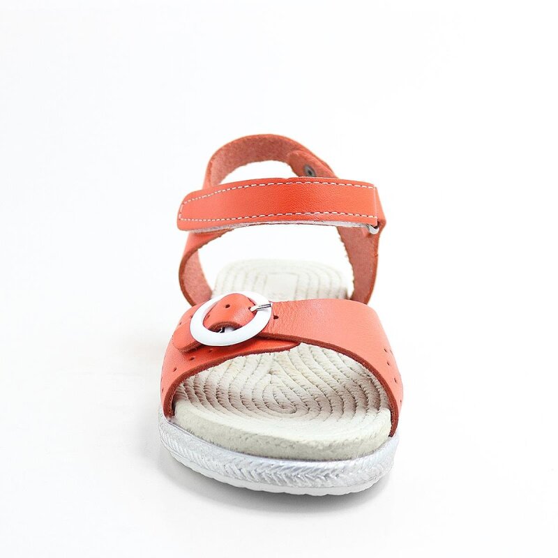 ARTİCO CARİNY HAKİKİ DERİ TURUNCU KIZ BEBEK ÇOCUK SANDALET - 2