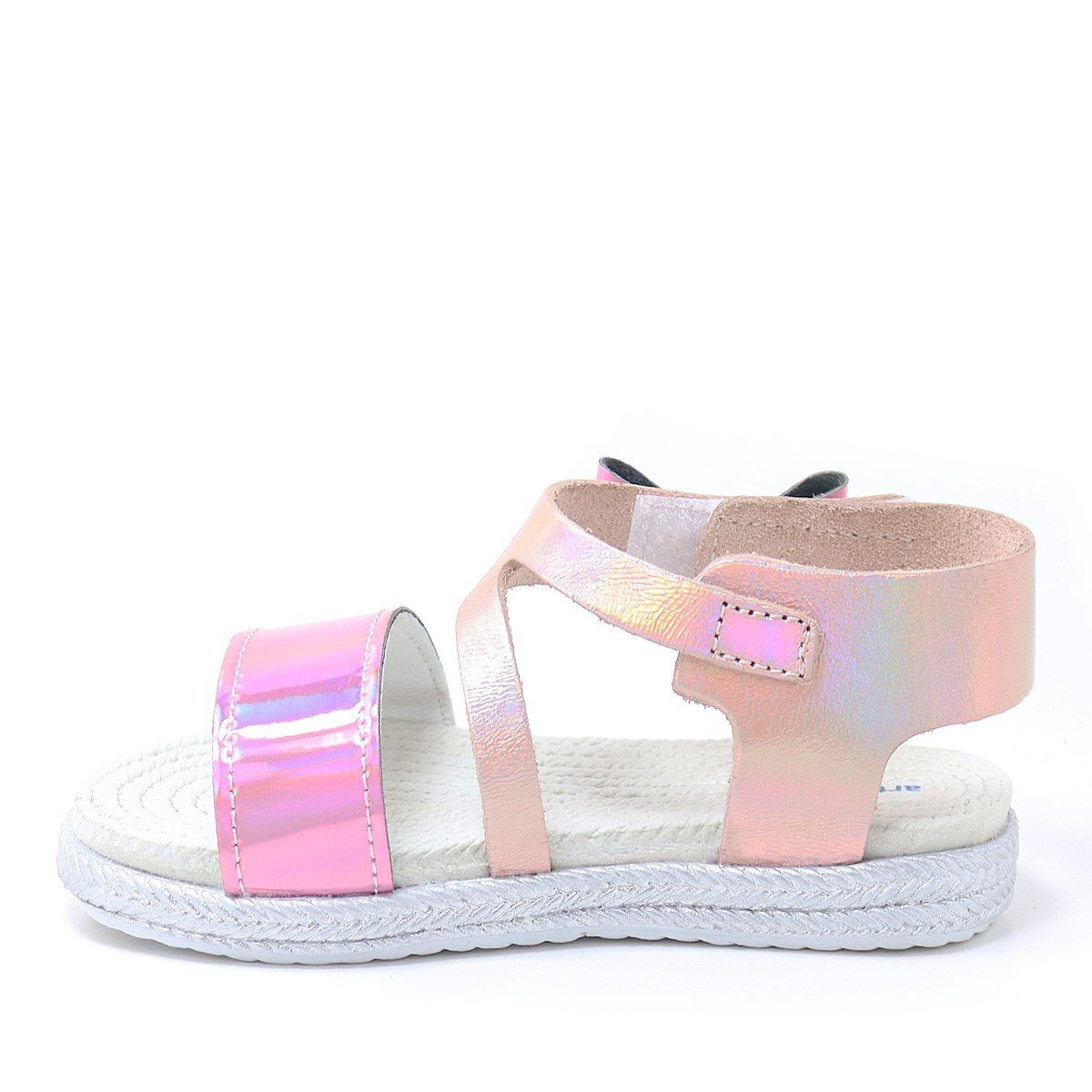 Artico Elenis Hakiki Deri Pembe Kız Bebek Sandalet - 3