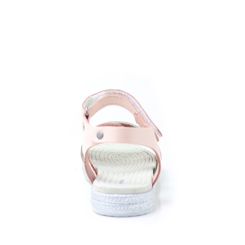 Artico Alexia Hakiki Deri Vaketa Pembe Kız Bebek Sandalet - 3
