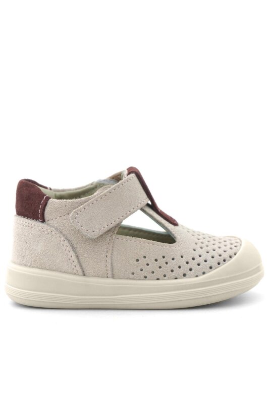 Rakerplus Shaun Hakiki Deri Lila Mor Cırtlı Anatomik Bebek Sandalet - 3