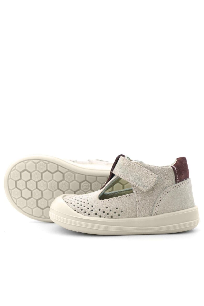 Rakerplus Shaun Hakiki Deri Lila Mor Cırtlı Anatomik Bebek Sandalet - 7