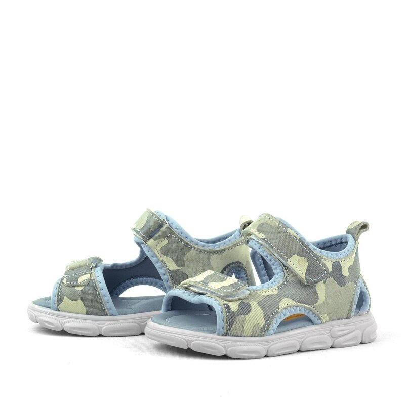 Rakerplus Wisps Hakiki Deri Bej Kamuflaj Bebek Sandalet - 5