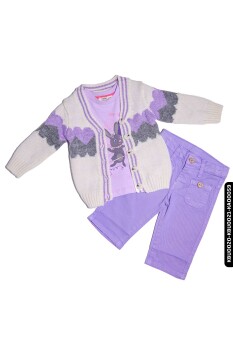 Kız Bebek Sweatshirt 6-24 Ay 20609 - 2