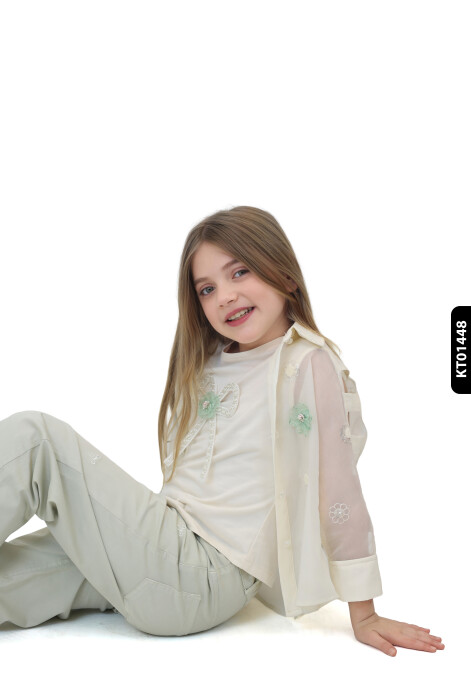 Kız Çocuk Alt Üst Takım 6-10 Yaş 30051 - 4