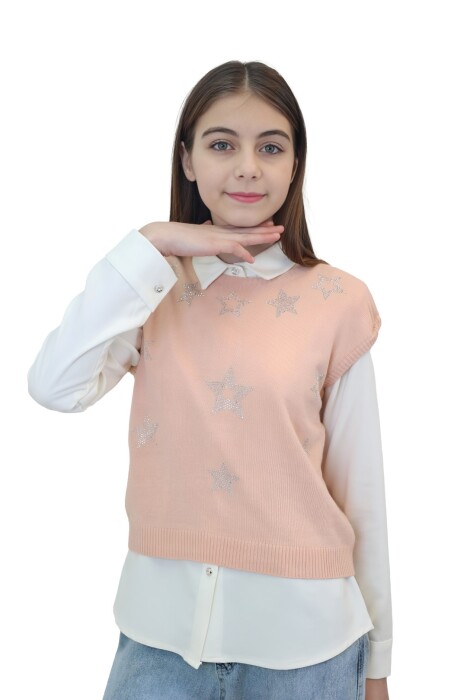 Kız Çocuk Gömlek ve Bluz 7-10 Yaş 30001 - 4