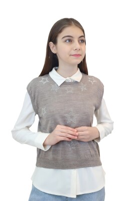 Kız Çocuk Gömlek ve Bluz 7-10 Yaş 30001 - 3