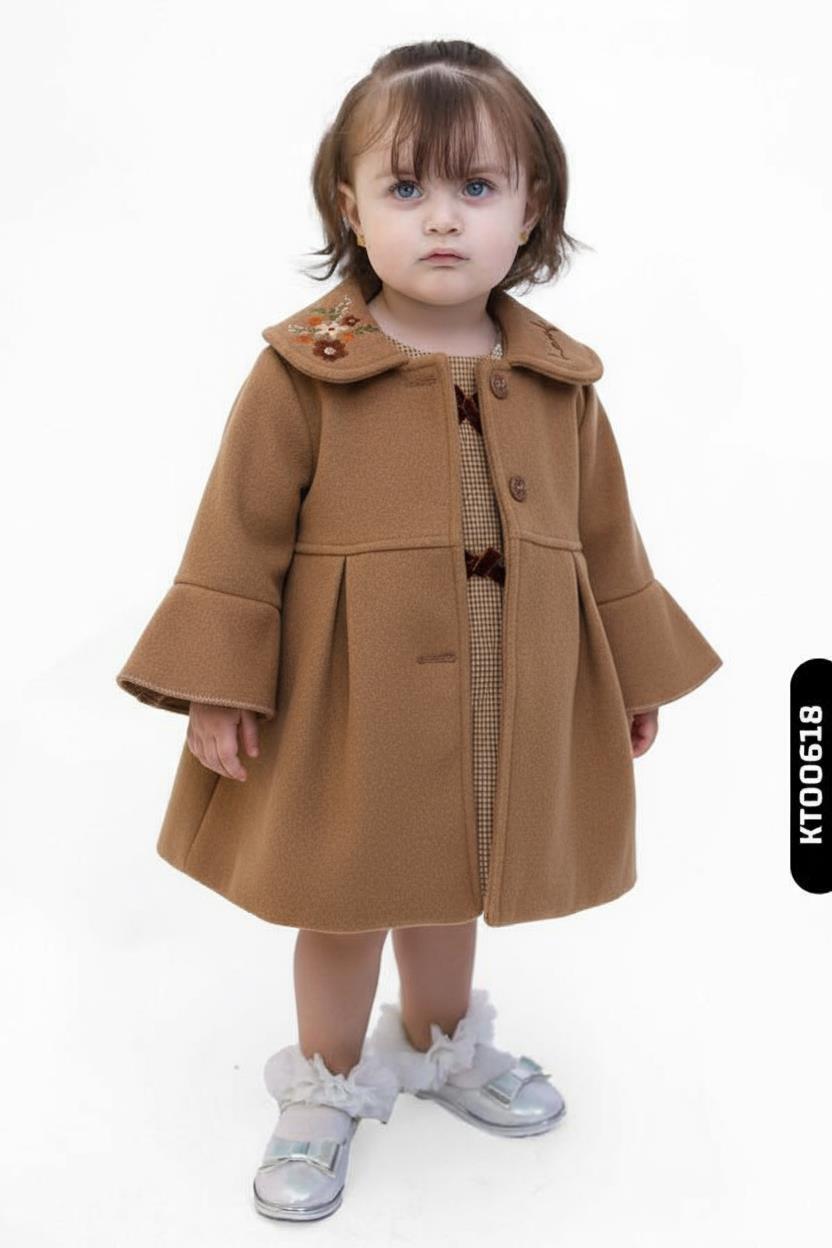 Kız Çocuk Alt Üst Takım 9-24 Ay 16413 Camel - 1