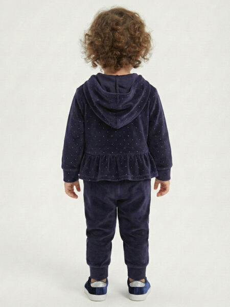 Kız Çocuk Alt Üst Takım 2-6 Yaş 1022 Lacivert - 2