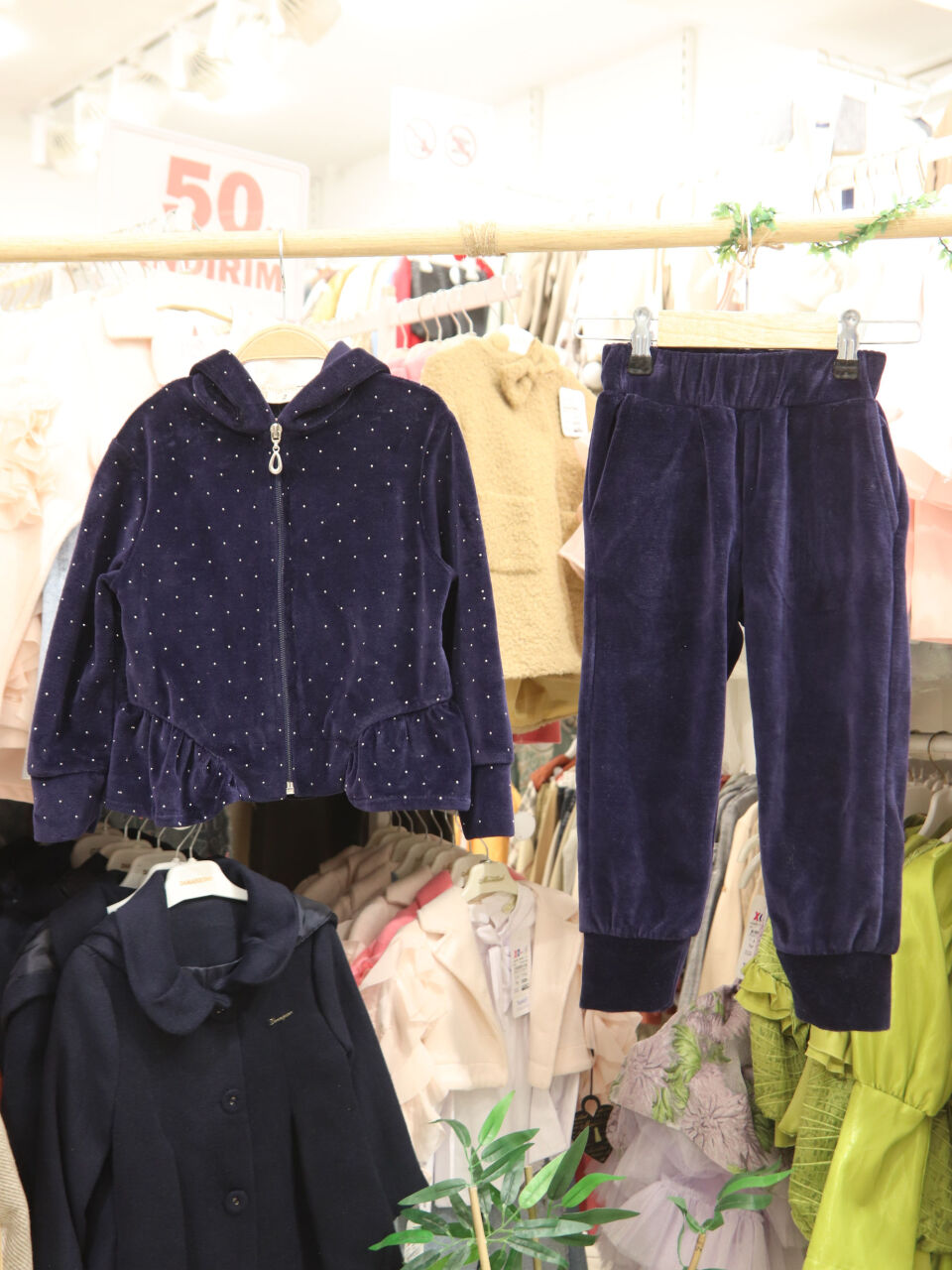 Kız Çocuk Alt Üst Takım 2-6 Yaş 1022 Lacivert - 3