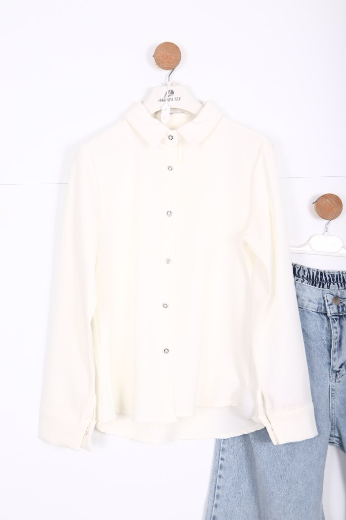 Kız Çocuk Alt Üst Takım 7-14 Yaş 30015 Pudra - 7