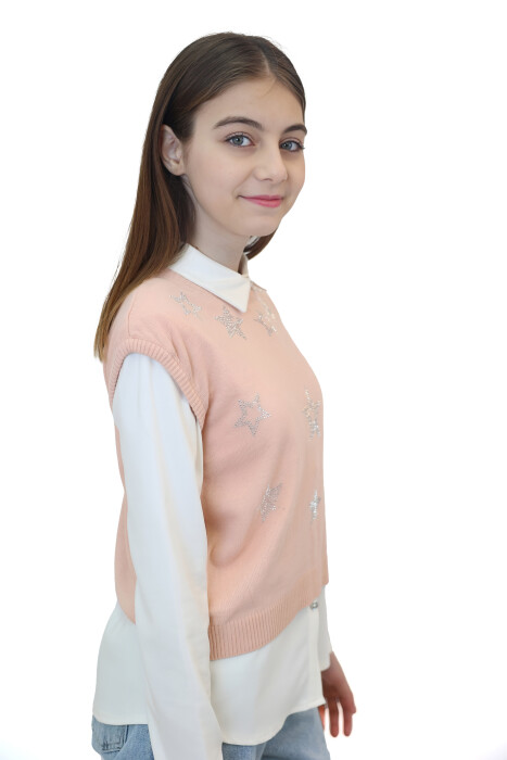 Kız Çocuk Gömlek ve bluz 11-14 Yaş 30101 - 4