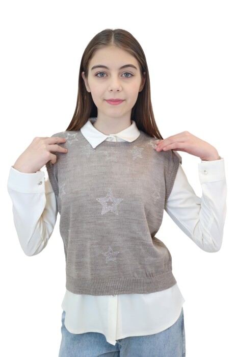 Kız Çocuk Gömlek ve bluz 11-14 Yaş 30101 - 2