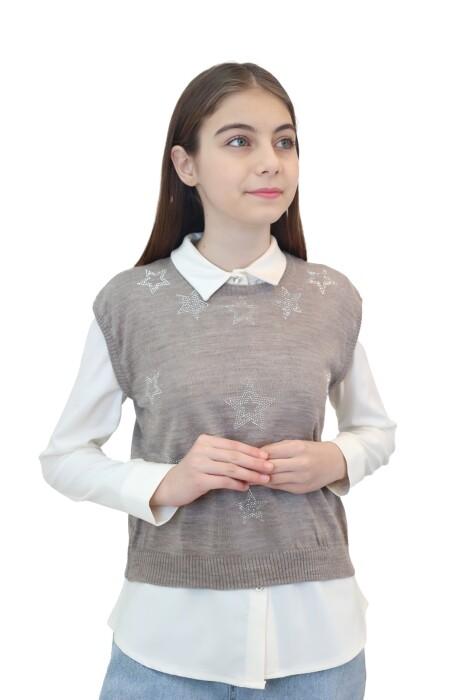 Kız Çocuk Gömlek ve bluz 11-14 Yaş 30101 - 1