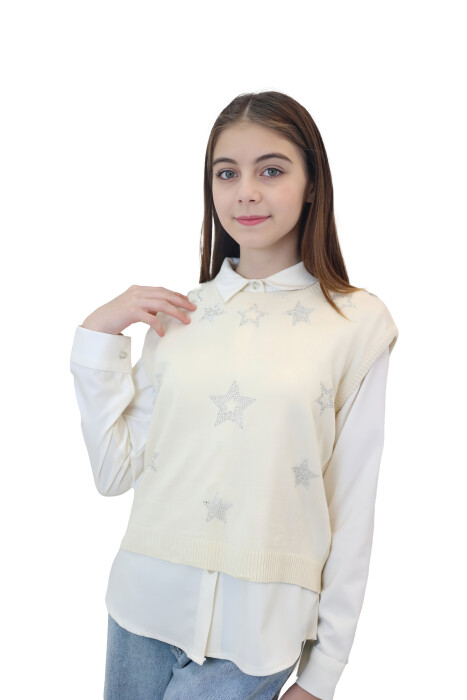 Kız Çocuk Gömlek ve bluz 11-14 Yaş 30101 - 1