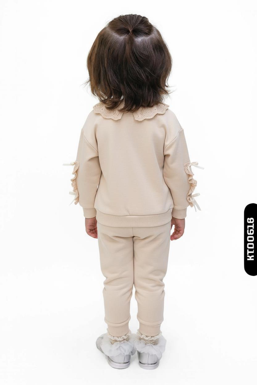 Kız Çocuk Alt Üst Takım 9-24 Ay 52001 Bej - 2