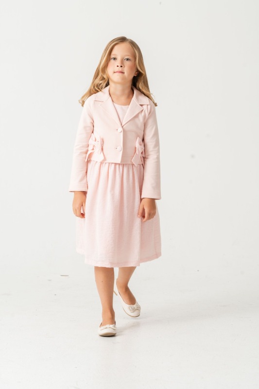 Kız Çocuk Alt Üst Takım 4-7 Yaş 52009 Pembe - 3