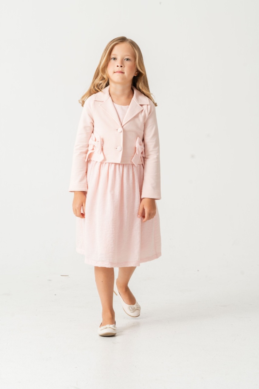 Kız Çocuk Alt Üst Takım 4-7 Yaş 52009 Pembe - 3