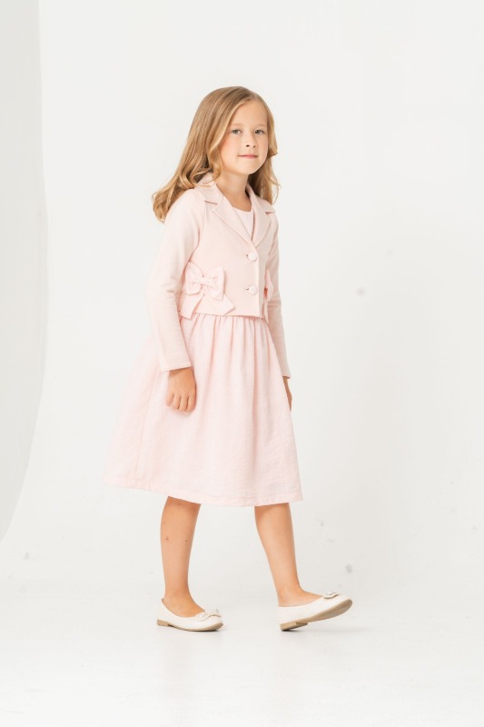 Kız Çocuk Alt Üst Takım 4-7 Yaş 52009 Pembe - 4