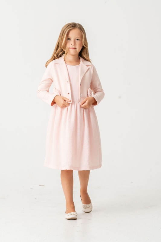 Kız Çocuk Alt Üst Takım 4-7 Yaş 52009 Pembe - 9