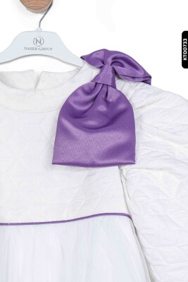 Kız Çocuk Alt Üst Takım 6-14 Yaş 5004 Beyaz - 3