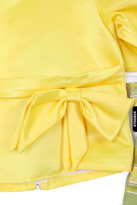 Kız Çocuk Alt Üst Takım 6-12 Yaş 5006 Sarı - 3