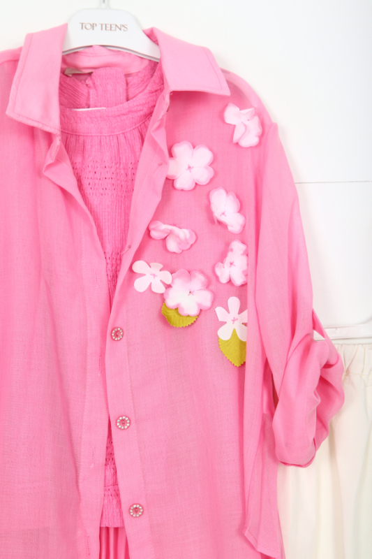 Kız Çocuk Alt Üst Takım 8-12 Yaş 5892 Pembe - 2