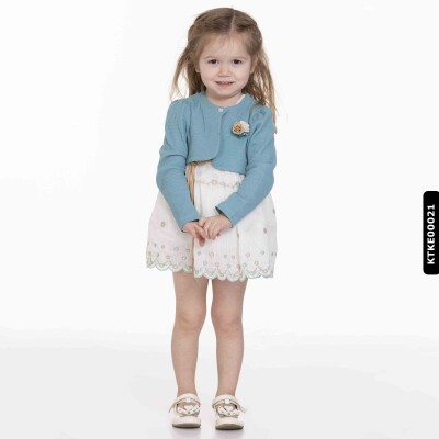 Kız Takım Elbise 6 Ay- 2 Yaş 2066 Ktke00021 Mavi - xo kids