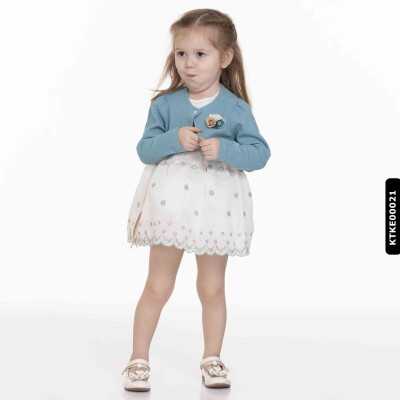 Kız Takım Elbise 6 Ay- 2 Yaş 2066 Ktke00021 Mavi - 2