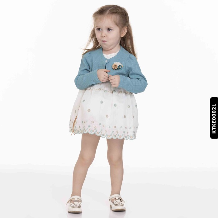 Kız Takım Elbise 6 Ay- 2 Yaş 2066 Ktke00021 Mavi - 2