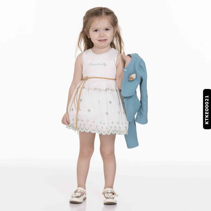 Kız Takım Elbise 6 Ay- 2 Yaş 2066 Ktke00021 Mavi - 3