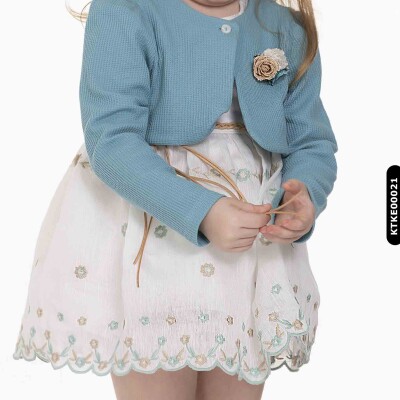 Kız Takım Elbise 6 Ay- 2 Yaş 2066 Ktke00021 Mavi - 5