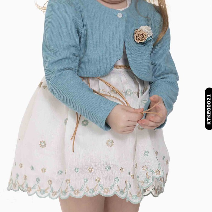 Kız Takım Elbise 6 Ay- 2 Yaş 2066 Ktke00021 Mavi - 5