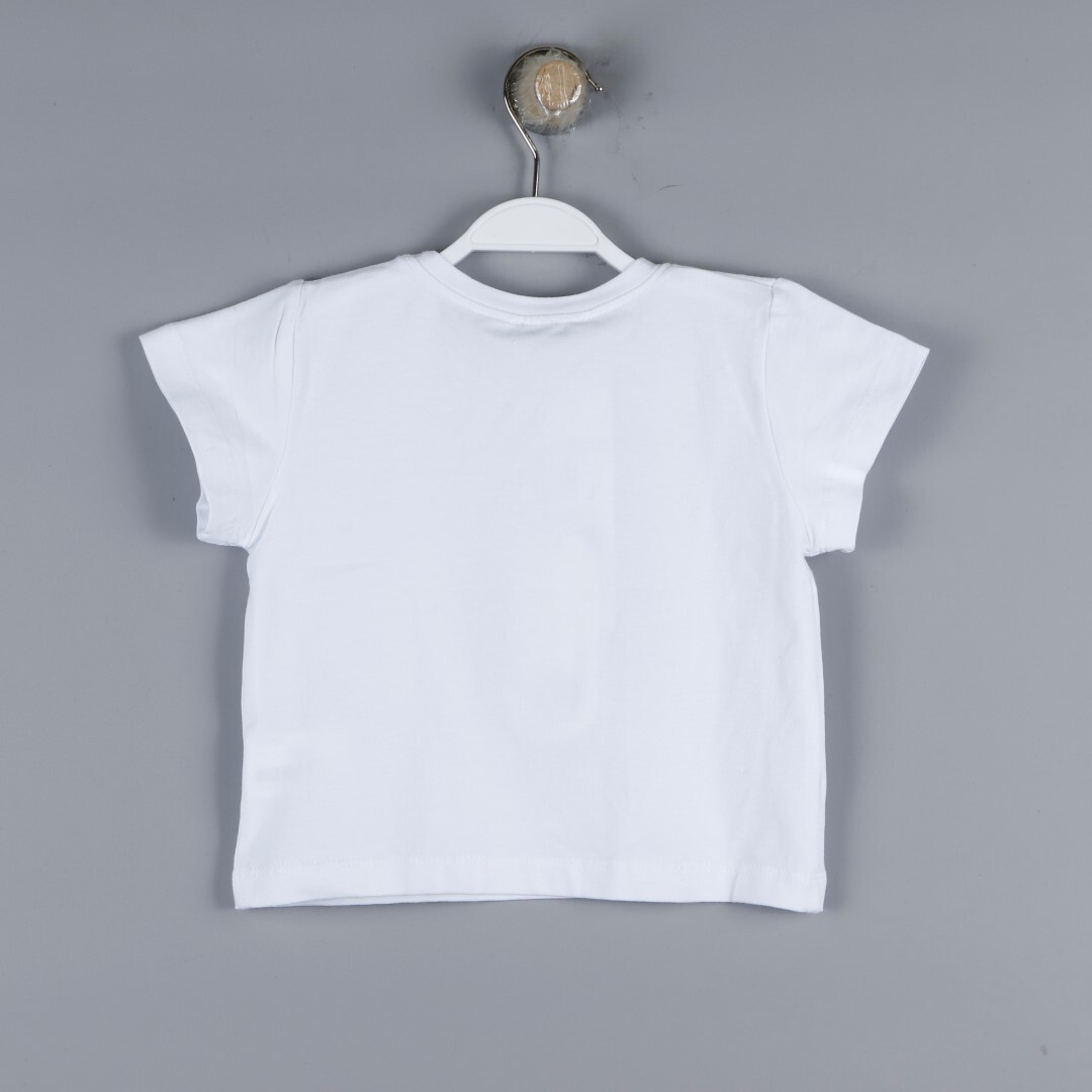 P-003339 (bes 3920) Kız Bluz 2-6 Yaş Beyaz - 1