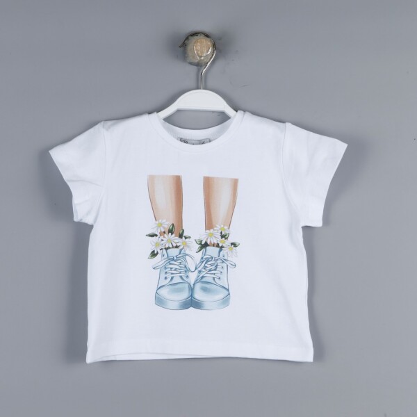 P-003339 (bes 3920) Kız Bluz 2-6 Yaş Beyaz - 2