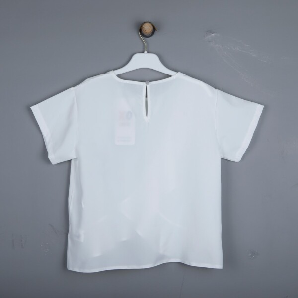 P-004052 (bes 9531) Kız Bluz 6-14 Yaş Ekru - BEST KIDS