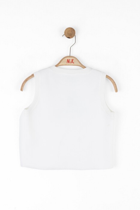 Kız Çocuk Bluz 8-14 Yaş 38358 Ekru - 2