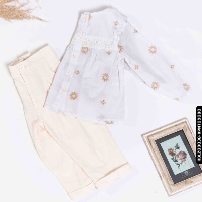 Kız Bluz 1-5 Yaş 828 Kblz09038 Vizon - xo kids