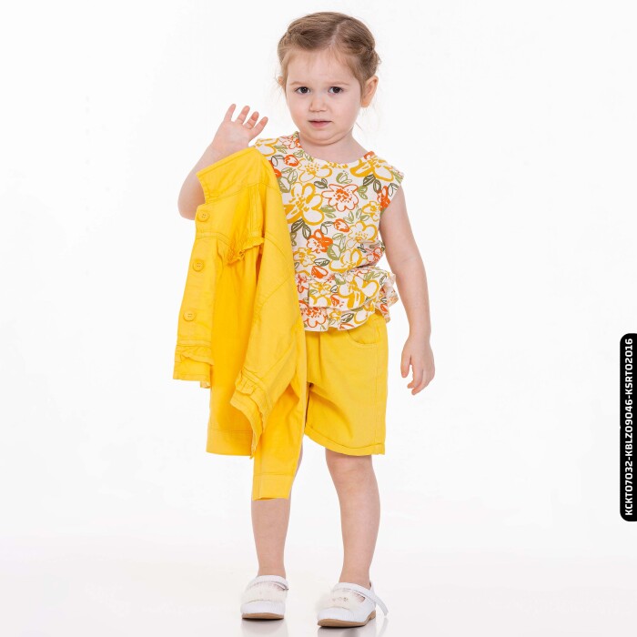 Kız Papatya Bluz 9 Ay - 2 Yaş 34610 Kblz09046 Krem - 1