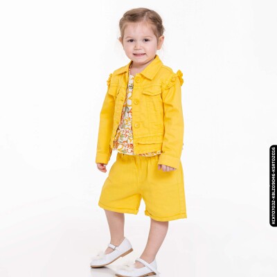 Kız Papatya Bluz 9 Ay - 2 Yaş 34610 Kblz09046 Krem - 3