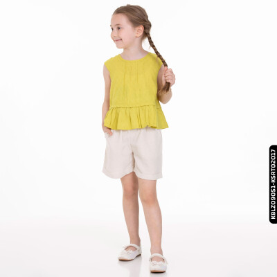 Kız Brodeli Bluz 4-8 Yaş 34558 Kblz09051 Yeşil - 6