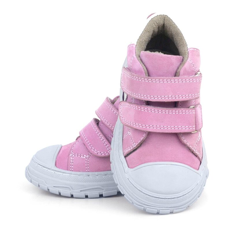 Rakerplus Tails Hakiki Deri Pembe Cırtlı Çocuk Spor Bot - 6