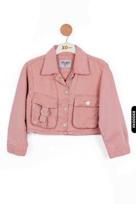 Kız Çocuk Ceket 5-14 Yaş 24248 Gül Kurusu - 3