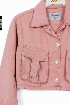 Kız Çocuk Ceket 5-14 Yaş 24248 Gül Kurusu - 5