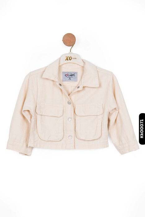 Kız Çocuk Ceket 1-5 Yaş 24238 Ekru - 2