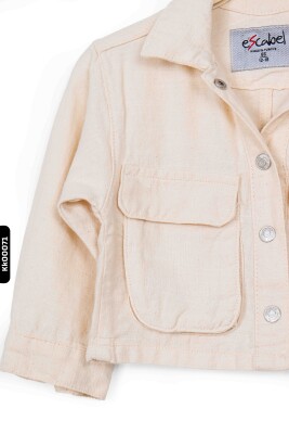 Kız Çocuk Ceket 1-5 Yaş 24238 Ekru - 4