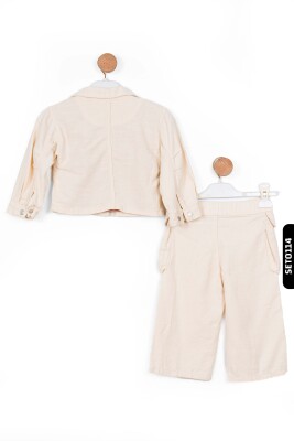 Kız Çocuk Ceket 1-5 Yaş 24238 Ekru - 6